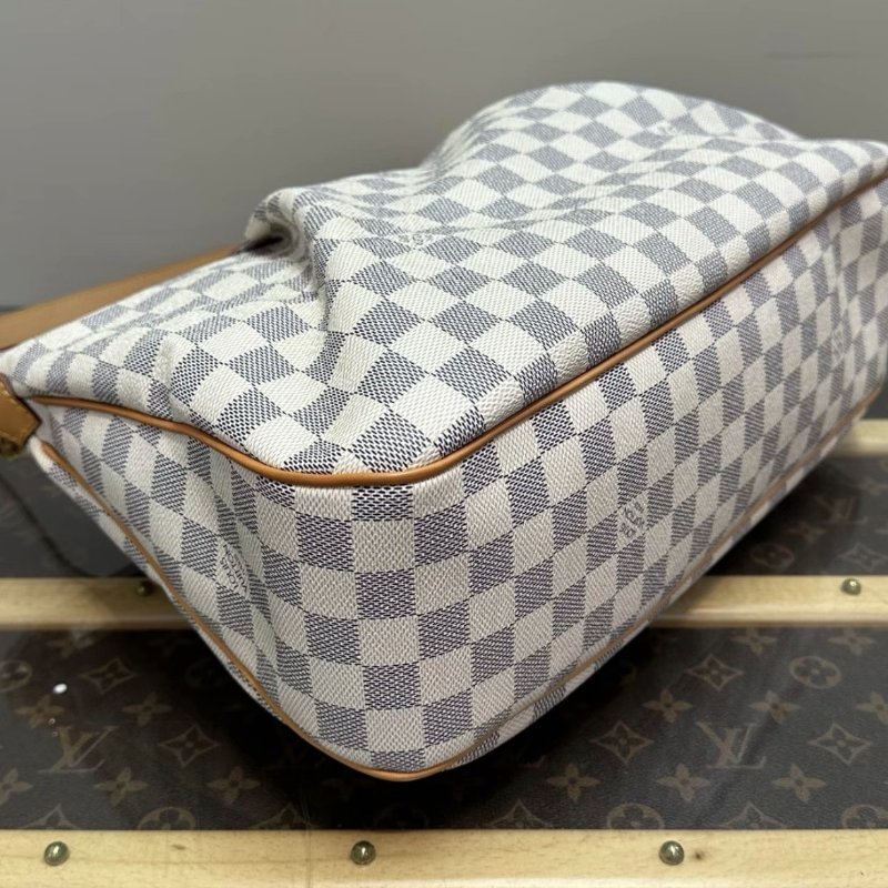 LV白棋盤托特包30*22*10 98新配件塵袋-2