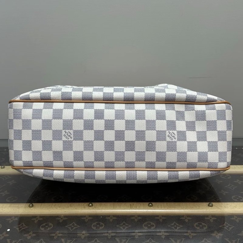 LV白棋盤托特包30*22*10 98新配件塵袋-3
