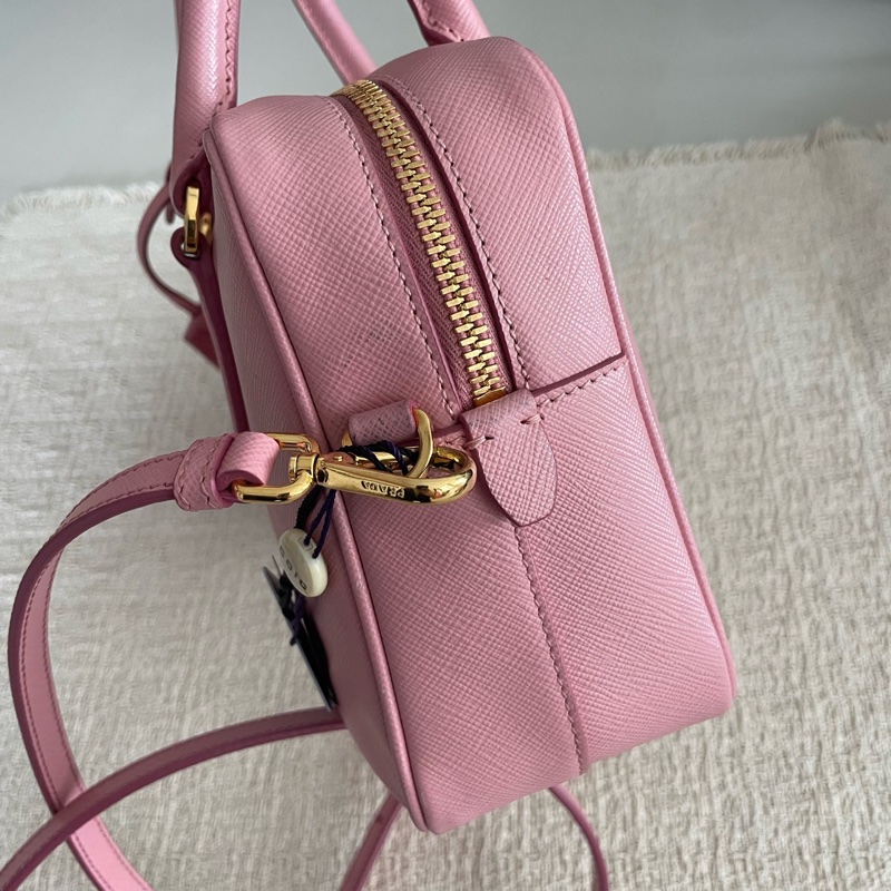 97新Prada普拉達plume櫻花粉小號 25-3