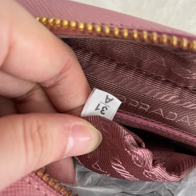 97新Prada普拉達plume櫻花粉小號 25-5