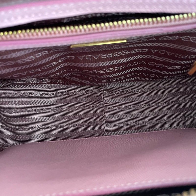 97新Prada普拉達plume櫻花粉小號 25-7