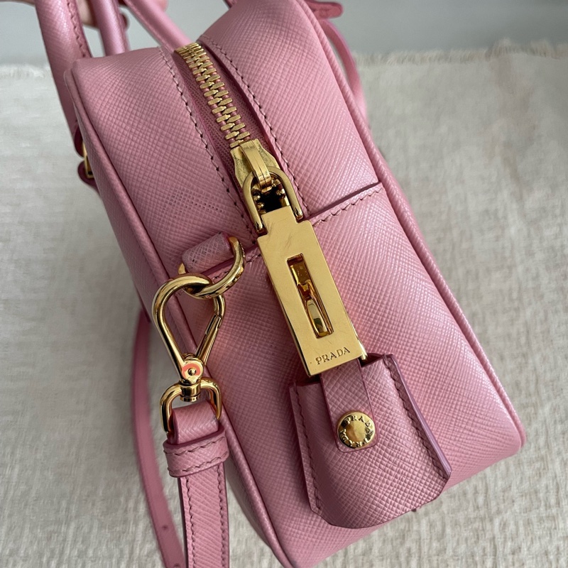 97新Prada普拉達plume櫻花粉小號 25-9