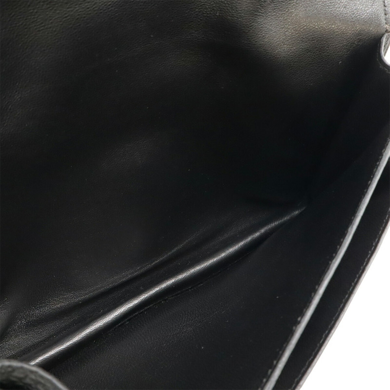 愛馬仕 Dogon Poche 腰包/手拿包，Togo 皮革，黑色，F 字樣-6