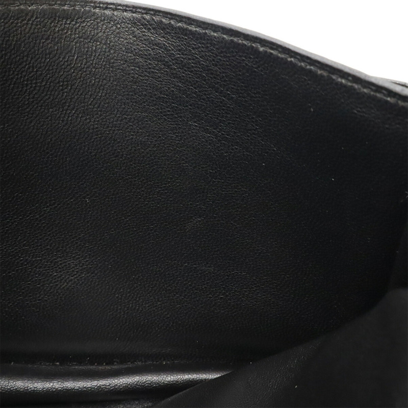 愛馬仕 Dogon Poche 腰包/手拿包，Togo 皮革，黑色，F 字樣-7