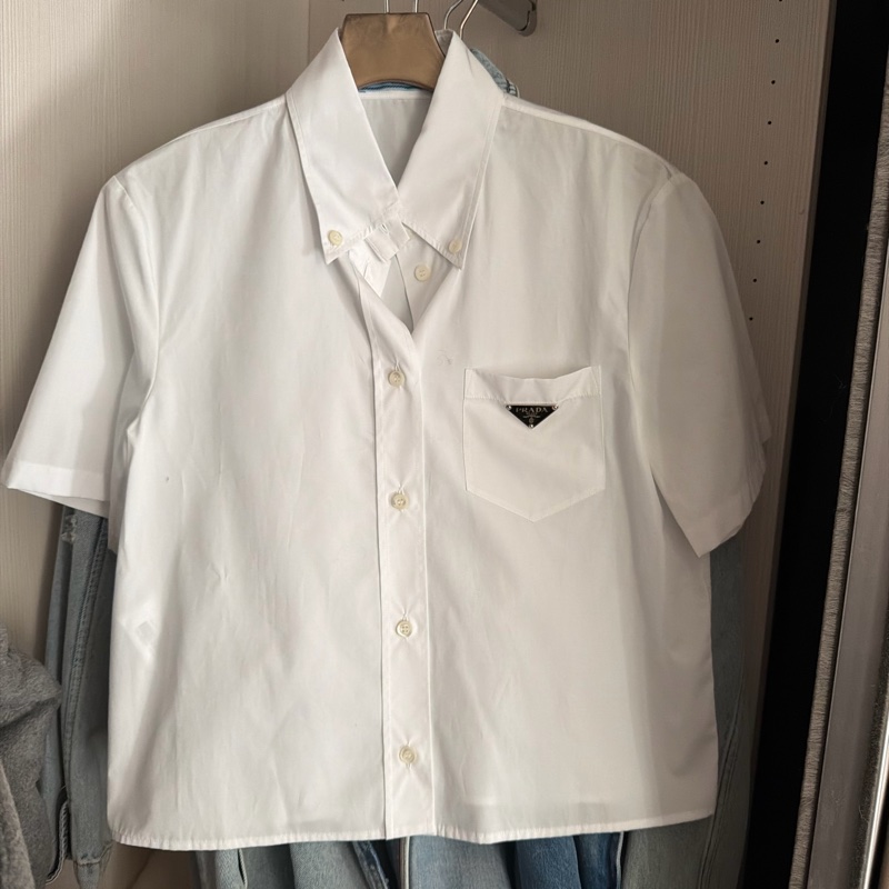 Prada 短版襯衫-0