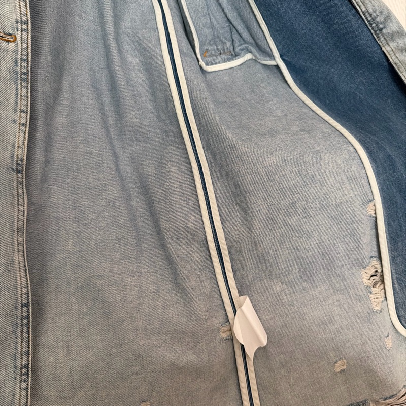 AW 牛仔長外套-5