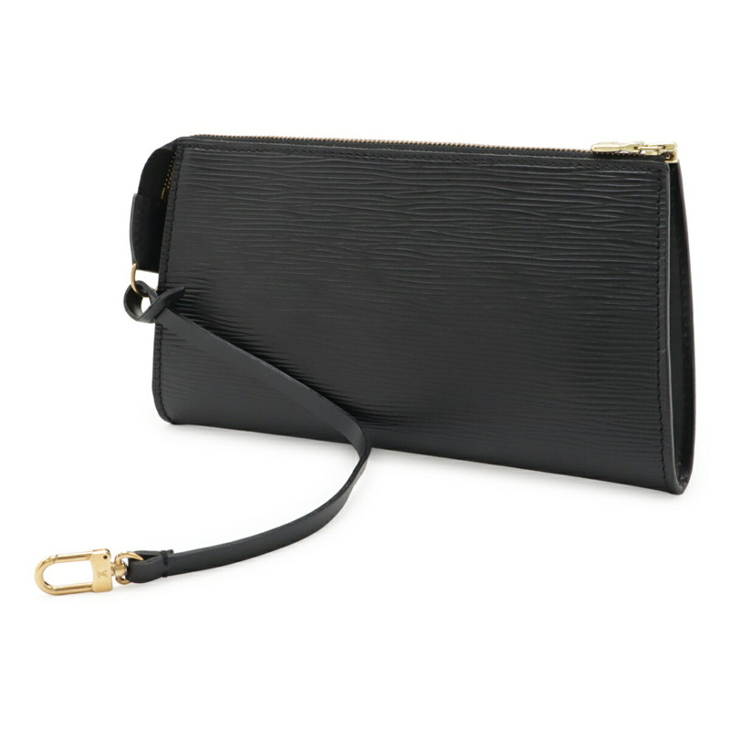 路易威登 Epi Pochette Accessoires 21 袋手提包黑色黑色 M52952-2