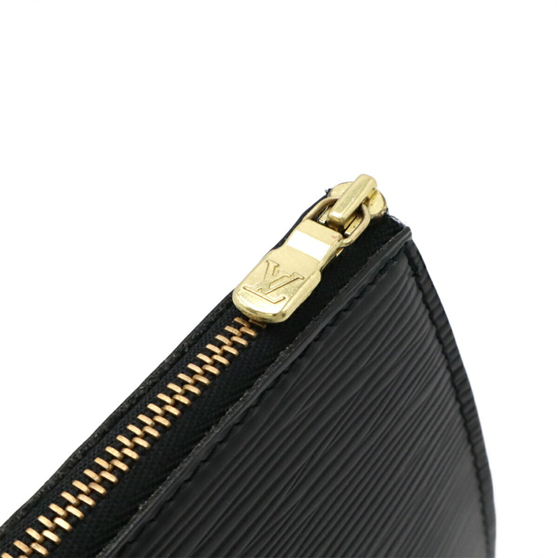 路易威登 Epi Pochette Accessoires 21 袋手提包黑色黑色 M52952-4