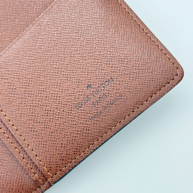 Louis Vuitton 路易威登 Brazza 經典老花 棕色 帆布 雙折零錢長夾-8