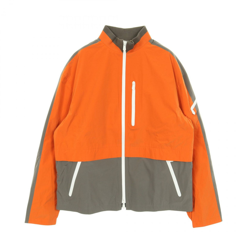 愛馬仕尼龍外套 拉鍊短外套 #50 橘色灰色 二手 男士-0