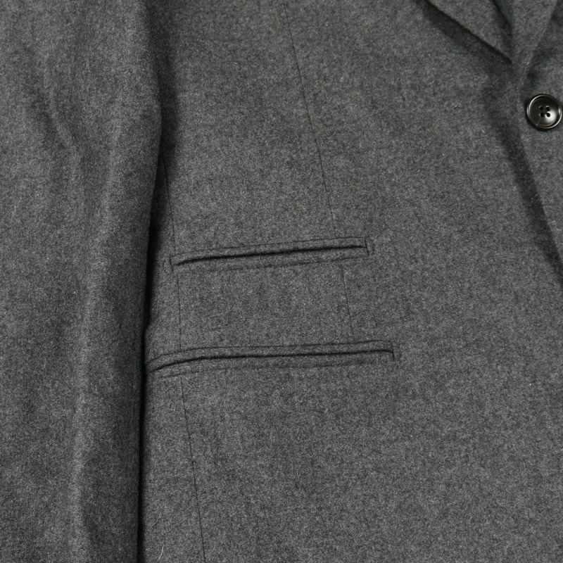 愛馬仕 (HERMES) 46號羊毛短夾克,灰色,二手男款-5