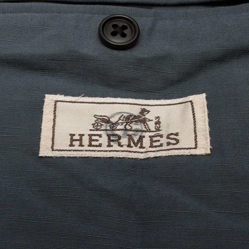 愛馬仕 (HERMES) 訂製外套外套 #48 布料:棉質 藍色 二手 男款-2