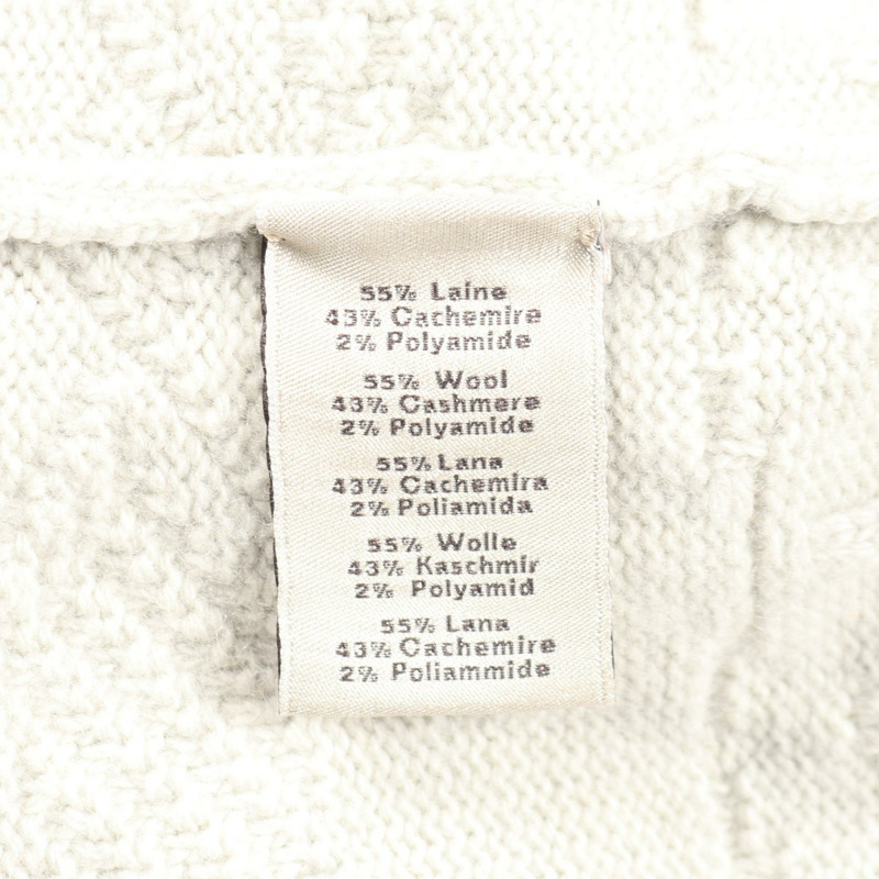 愛馬仕針織高領毛衣，XL碼，羊毛羊絨混紡，灰色多色，二手男款-3