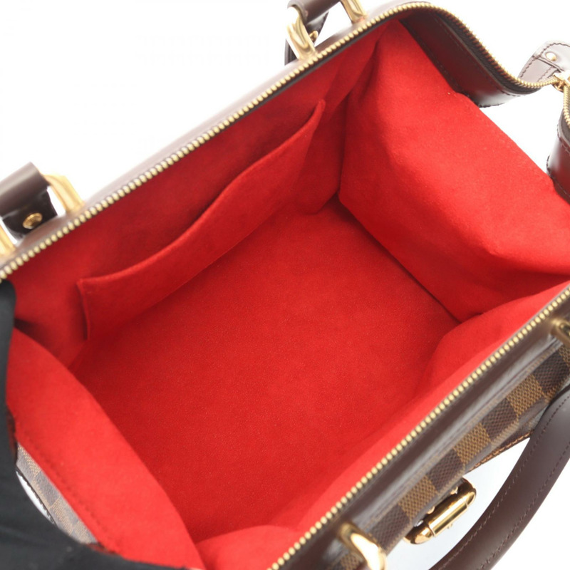 路易威登 Knightsbridge 手提包 N51201 Damier 皮革棕色 Ebene 二手 LV-2