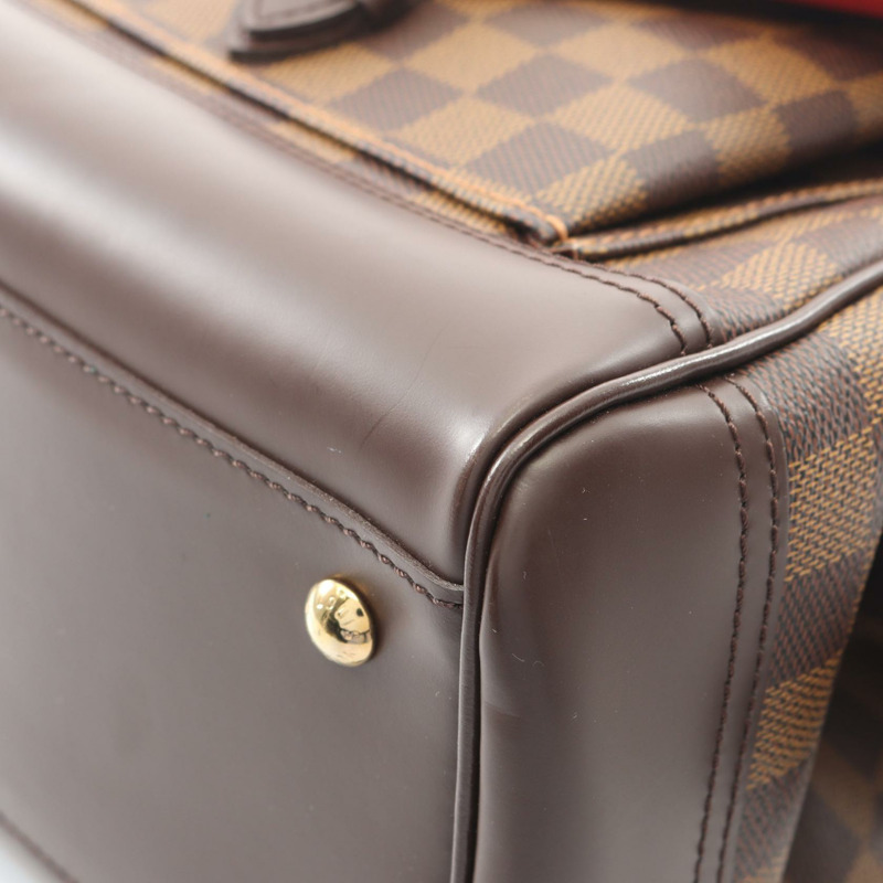 路易威登 Knightsbridge 手提包 N51201 Damier 皮革棕色 Ebene 二手 LV-5