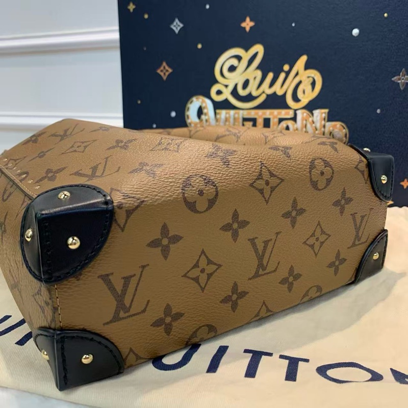 LV 路易威登No eTrunk水桶包 小號 Monogram老花帆布+金屬鉚釘-2