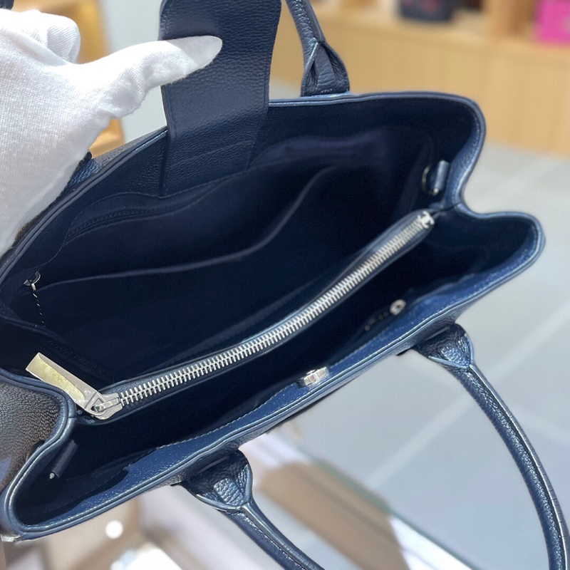 香奈兒Chanel 藍色2way noe executive 托特包單肩包-4