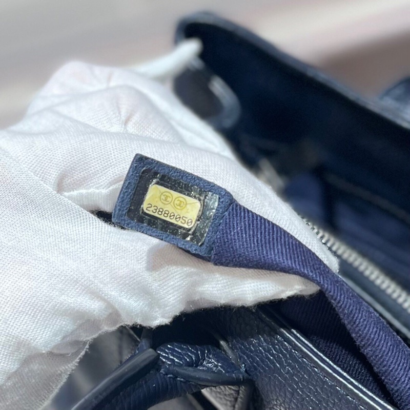 香奈兒Chanel 藍色2way noe executive 托特包單肩包-5