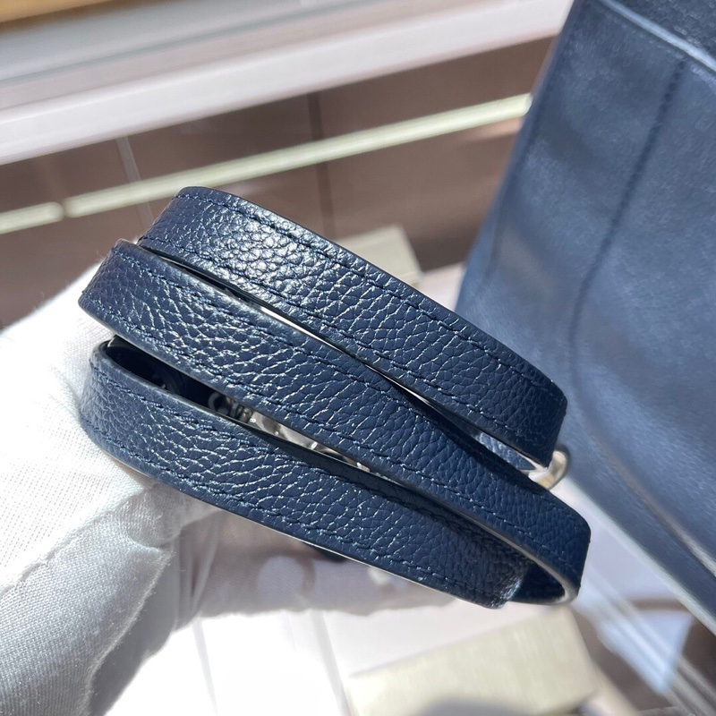 香奈兒Chanel 藍色2way noe executive 托特包單肩包-6