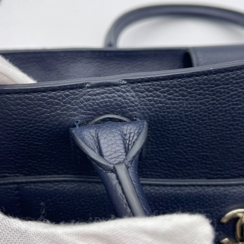 香奈兒Chanel 藍色2way noe executive 托特包單肩包-23