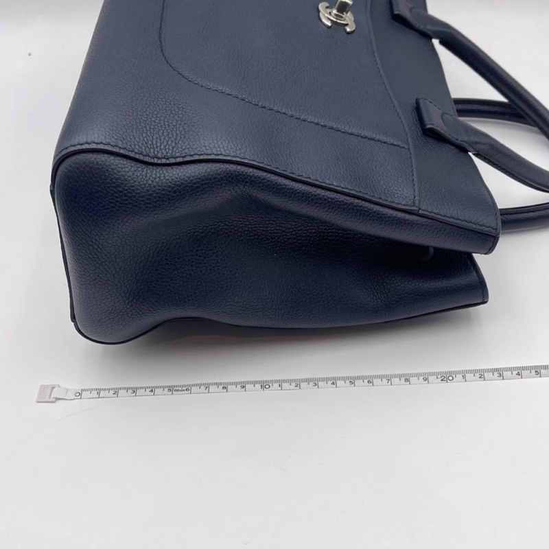 香奈兒Chanel 藍色2way noe executive 托特包單肩包-28