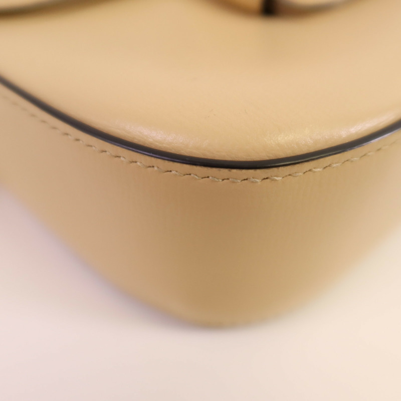 GUCCI 牛皮皮革Horsebit 1955金扣肩背袋-6