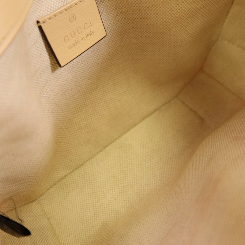 GUCCI 牛皮皮革Horsebit 1955金扣肩背袋-13