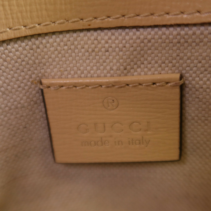 GUCCI 牛皮皮革Horsebit 1955金扣肩背袋-15