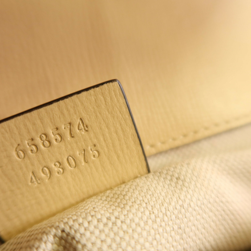 GUCCI 牛皮皮革Horsebit 1955金扣肩背袋-16