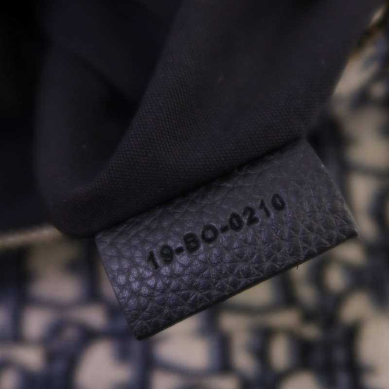 Dior Obriqur帆布Saddle Oblique銀扣肩背袋-16