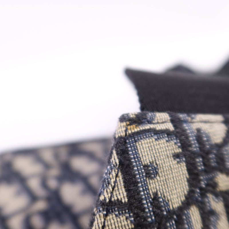 Dior Obriqur帆布Saddle Oblique銀扣肩背袋-20