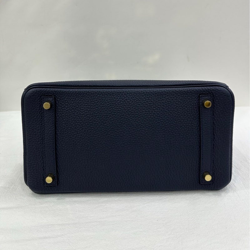 Hermes birkin 30 2Z午夜藍金扣Y刻togo皮,有專櫃護理單據-4