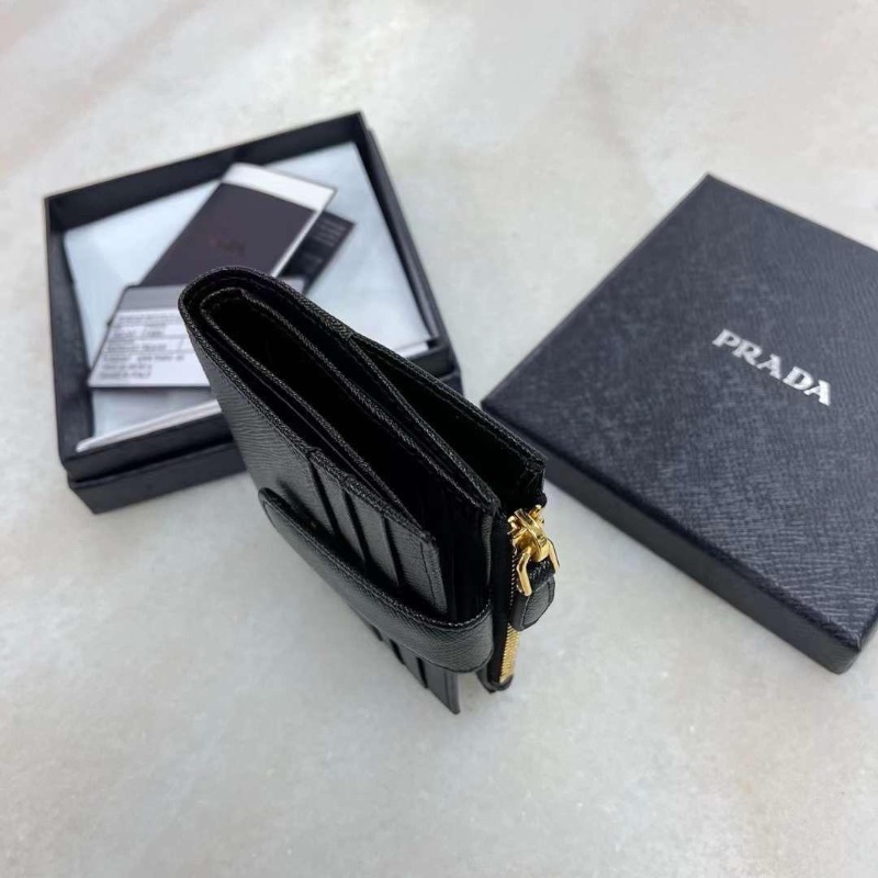 Prada zip wallet ( Black )-2