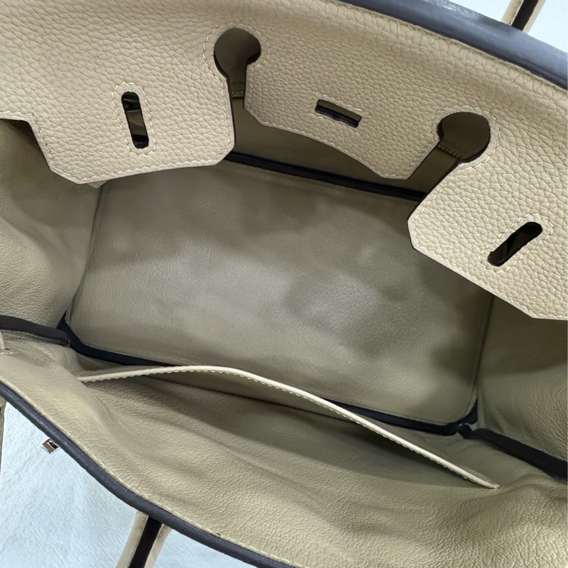 愛馬仕 Birkin 25 風衣灰銀扣 togo皮 A刻 無鎖無鑰匙 便宜出-8