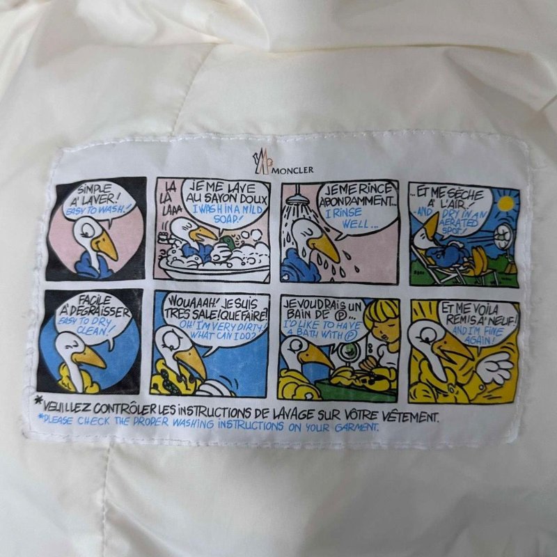 Moncler Clion 毛領腰帶羽絨外套 1碼 98新. 配件塵袋衣架-4