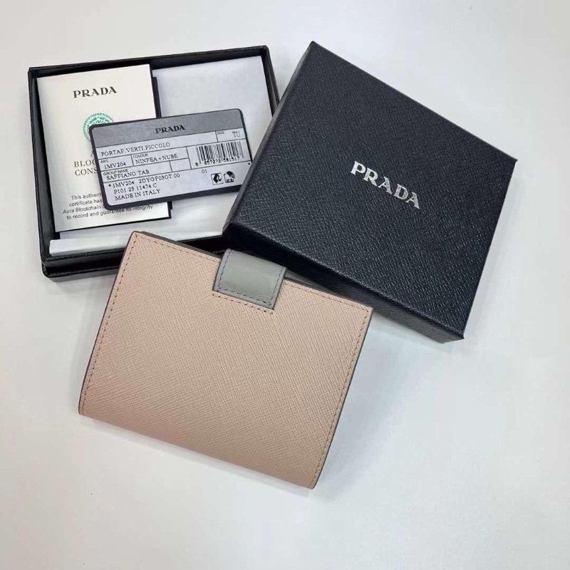 Prada wallet ( Pink / Grey )-1