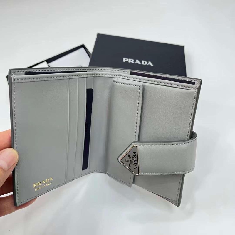 Prada wallet ( Pink / Grey )-3