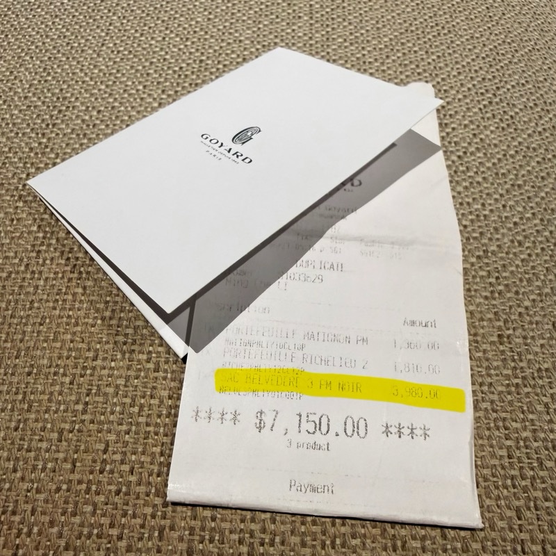 Goyard 郵差包 荔枝皮革（黑） Belvedere PM Bag-2