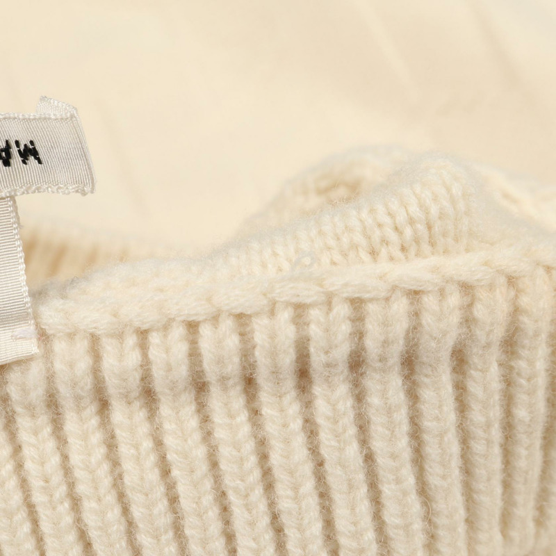 愛馬仕 H 標誌連身裙，36 號，羊毛材質，白色，二手女款-6