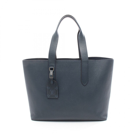 路易威登 Cabas Voyage NV 手提單肩包 M53240 黑色皮革 二手 男士