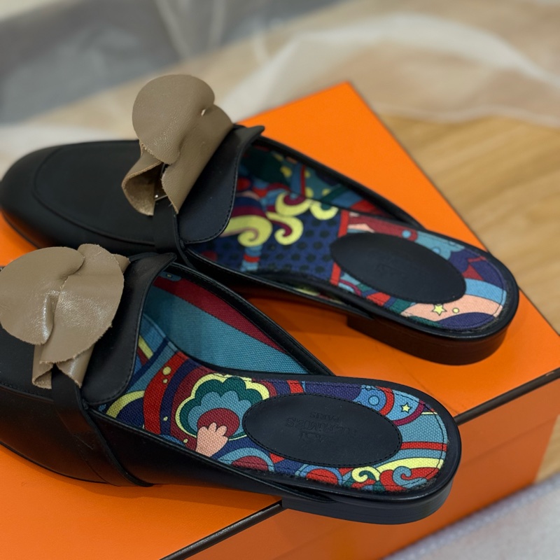 全新Hermes 穆勒鞋 專櫃五六萬-1