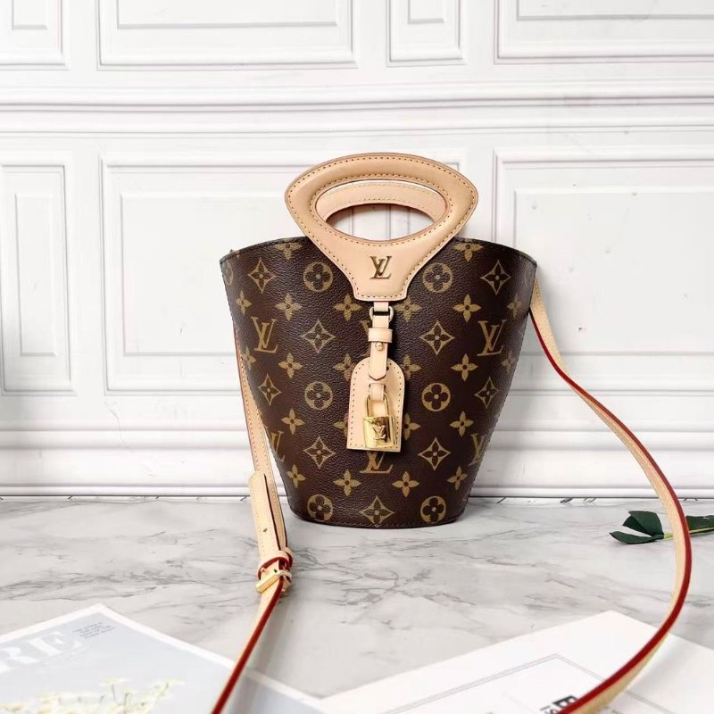 LV SS25新款老花Rivage BB芯片款手提肩背斜背包12×18×7 98新配件塵袋購證鑰匙鎖頭-1