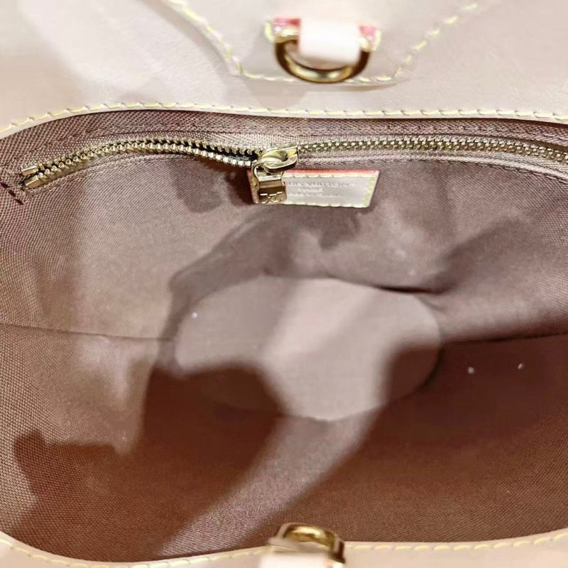 LV SS25新款老花Rivage BB芯片款手提肩背斜背包12×18×7 98新配件塵袋購證鑰匙鎖頭-2