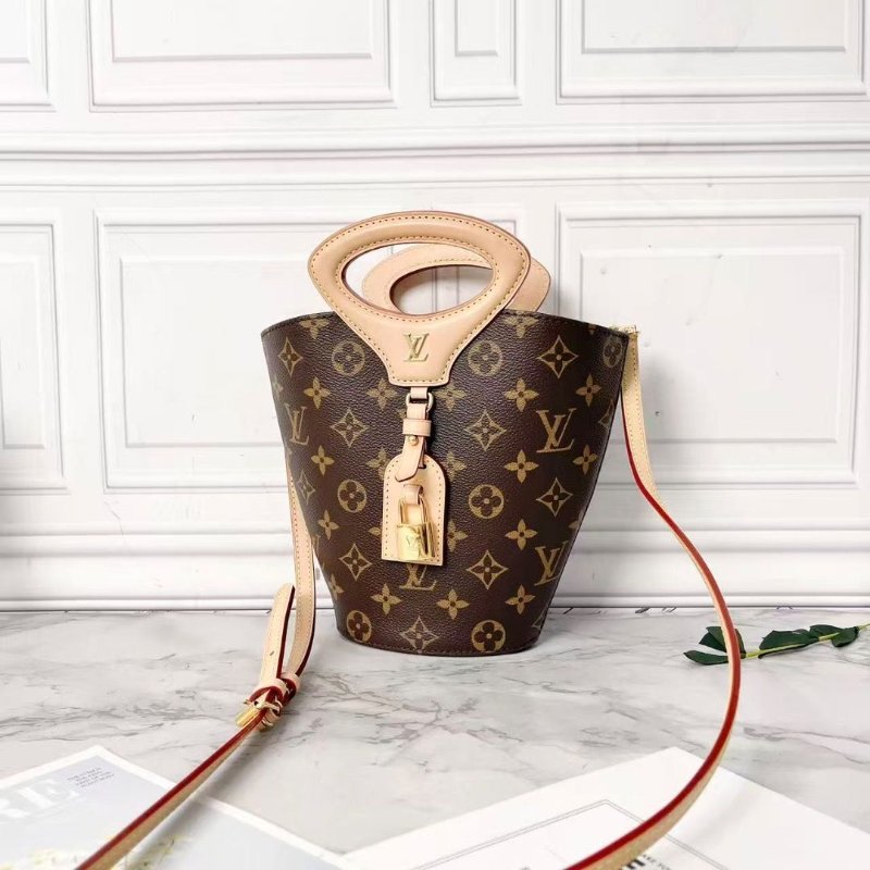 LV SS25新款老花Rivage BB芯片款手提肩背斜背包12×18×7 98新配件塵袋購證鑰匙鎖頭-3