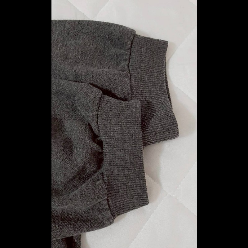 絕版(日本製MIJ)BURBERRY 博柏利 BLUE LABEL 藍標 戰馬 女灰色圍脖翻領短袖洋裝38號-6