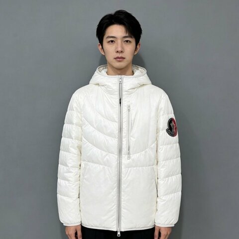 Moncler 薄款羽絨外套 1碼 99新配件塵袋