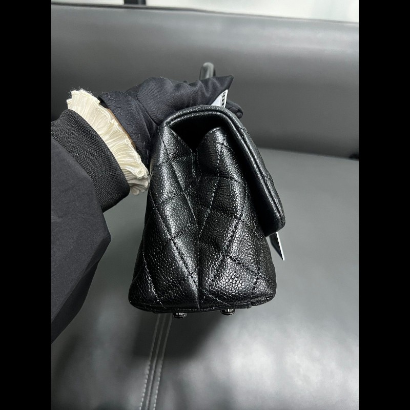Chanel coco handle so black 小號-3
