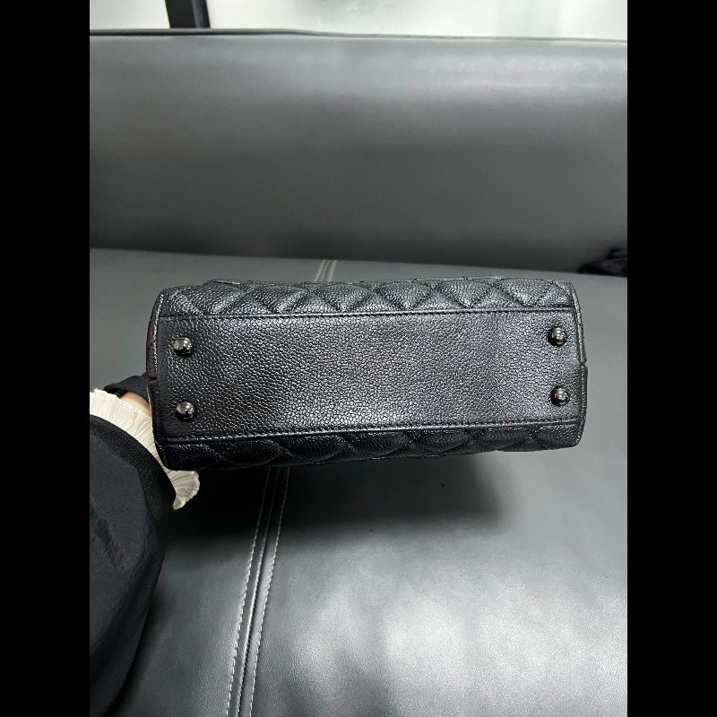 Chanel coco handle so black 小號-5