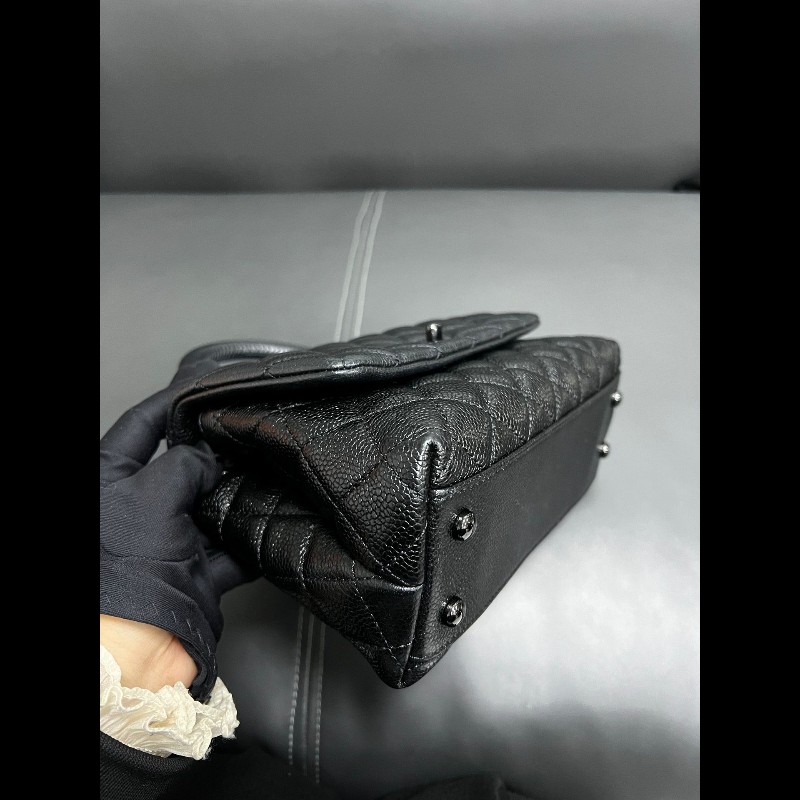 Chanel coco handle so black 小號-7