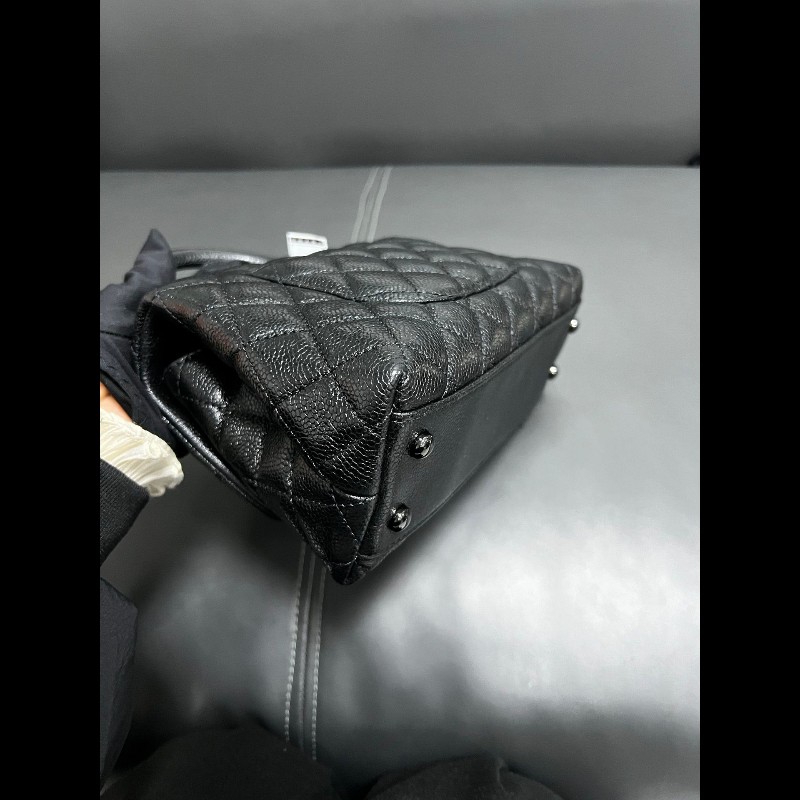 Chanel coco handle so black 小號-9